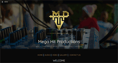 Desktop Screenshot of megahitproductions.com