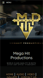 Mobile Screenshot of megahitproductions.com